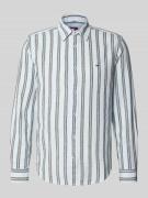 Tommy Jeans Regular Fit Freizeithemd aus Leinen-Baumwoll-Mix in Hellbl...