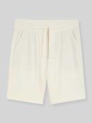 Tom Tailor Denim Regular Fit Sweatshorts aus Baumwoll-Mix in Offwhite,...