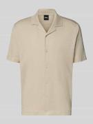 BOSS Regular Fit Freizeithemd aus Leinen-Baumwoll-Mix Modell 'H-POWELL...