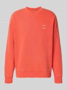 Samsøe Samsøe Sweatshirt mit Label-Print Modell 'JOEL' in Hellrot, Grö...
