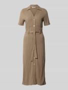Only Schmales Freizeitkleid aus Viskose-Leinen-Mix Modell 'SIESTA' in ...