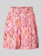 Vero Moda Loose Fit Shorts aus reiner Viskose Modell 'EASY JOY' in Ros...