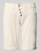 Buena Vista Bermudas mit Knopfleiste Modell 'Malibu' in Offwhite, Größ...