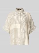 Someday Boxy Fit Bluse aus Lyocell-Mix Modell 'Zulin' in Offwhite, Grö...