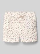 Only Regular Fit Bermudas aus reiner Baumwolle Modell 'THYRA' in Ecru,...