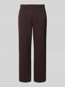 Lacoste Loose Fit Sweatpants aus reiner Baumwolle in Schoko, Größe L