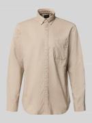 camel active Regular Fit Freizeithemd mit Button-Down-Kragen in Beige,...