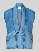 Mustang Jeansweste mit Schnürung Modell 'GILLIAN' in Jeansblau, Größe ...