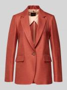 Marc Cain Slim Fit Blazer aus Viskose-Elasthan-Mix mit Pattentaschen i...