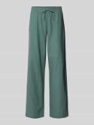 FREE/QUENT Wide Leg Pants aus Leinen-Mix mit elastischem Bund Modell '...