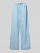 REVIEW Pull-on-Jeans mit weitem Bein und Kordelzug in Hellblau, Größe ...