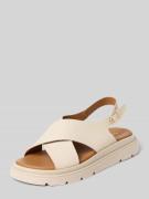 Tamaris Sandalen aus echtem Leder in Offwhite, Größe 36