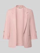 Only Relaxed Fit Blazer aus Viskose-Leinen-Mix Modell 'GOA' in Hellros...