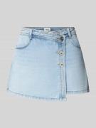 Only Regular Fit Jeansskort aus reiner Baumwolle Modell 'LESLY' in Jea...