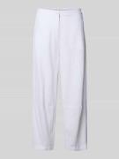 FREE/QUENT Stoffhose aus Leinen-Viskose-Mix Modell 'Lava' in Offwhite,...