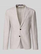 JOOP! Collection Slim Fit 2-Knopf-Sakko aus Leinen Modell 'Hoverest' i...