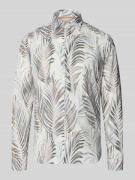 FIL NOIR Regular Fit Business-Hemd aus Leinen-Baumwoll-Mix Modell 'ROM...