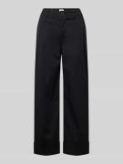 s.Oliver RED LABEL Wide Leg Culotte aus Baumwoll-Mix in Black, Größe 3...
