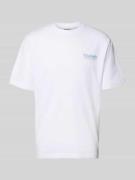 Only & Sons Regular Fit T-Shirt aus reiner Baumwolle in Weiss, Größe L