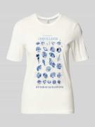 Only Regular Fit T-Shirt aus reiner Baumwolle Modell 'KITA' in Weiss, ...