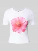 Only Regular Fit T-Shirt aus reiner Bio-Baumwolle Modell 'PRINCESS' in...