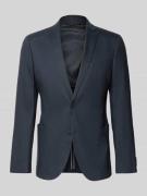 s.Oliver BLACK LABEL Regular Fit Anzugsakko aus Leinen-Mix in Dunkelbl...