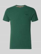 Superdry Regular Fit T-Shirt mit Logo-Stitching in Bottle, Größe L
