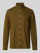 SEIDENSTICKER REGULAR FIT Regular Fit Business-Hemd aus Leinen mit Ken...