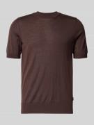 BOSS Regular Fit Pullover aus reiner Schurwolle Modell 'UMAURO' in Mit...