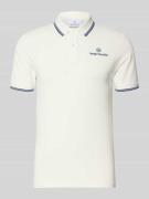 SERGIO TACCHINI Slim Fit Poloshirt mit Logo-Stitching Modell 'Reed' in...