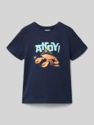 s.Oliver RED LABEL Regular Fit T-Shirt aus reiner Baumwolle in Marine,...