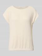OPUS Strickshirt aus Viskose-Mix Modell 'Svalla' in Sand, Größe 36