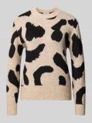 B.Young Strrickpullover mit Rundhalsausschnitt Modell 'Minyax Leo Jump...