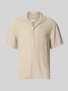 Only & Sons Regular Fit Freizeithemd aus Viskose-Leinen-Mix Modell 'LA...