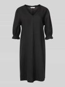 B.Young Knielanges Kleid aus Leinen-Viskose-Mix Modell 'FALAKKA' in Bl...