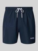 BOSS Badeshorts mit Label-Applikation Modell 'DOGFISH' in Marine, Größ...