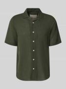 Only & Sons Slim Fit Freizeithemd aus Baumwoll-Leinen-Mix Modell 'CAID...