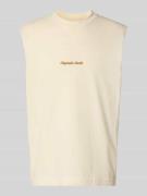 Jack & Jones T-Shirt mit Stitching in Offwhite, Größe L