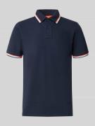 Sundek Slim Fit Poloshirt mit Kontraststreifen Modell 'Brice' in Marin...