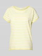 s.Oliver RED LABEL Regular Fit T-Shirt aus Baumwoll-Flammgarn in  Mela...