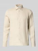 s.Oliver RED LABEL Regular Fit Freizeithemd aus reinem Leinen in Beige...