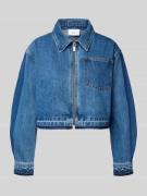 SUNCOO PARIS Jeansjacke mit Viskose-Anteil Modell 'DENZEL' in Blau, Gr...