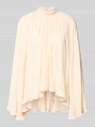 Gina Tricot Blusenshirt mit Stehkragen in Rosa, Größe M