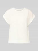 OPUS Strickshirt mit Rundhalsausschnitt Modell 'Sishell' in Offwhite, ...