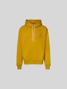Marni Regular Fit Sweatshirt mit Logo-Patch in Senf, Größe 52