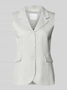 Rich & Royal Weste mit Pattentaschen und Reverskragen in Weiss, Größe ...