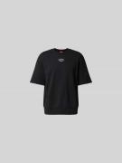 Diesel T-Shirt mit Label-Detail in Black, Größe L