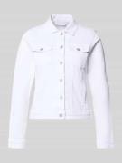 Tom Tailor Regular Fit Jeansjacke aus Baumwoll-Mix in Weiss, Größe L