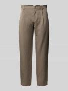 Roy Robson Slim Fit Hose mit Gesäßtaschen in Taupe, Größe 46