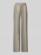 Cambio Straight Fit Stoffhose mit Viskose-Anteil Modell 'Allison' in B...